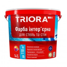 Фарба інтер’єрна для стель та стін ТМ TRIORA 14 кг