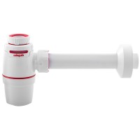 Сифон для раковини Neo Air 1¼"×Ø32мм з відведенням WIRQUIN (9541326)
