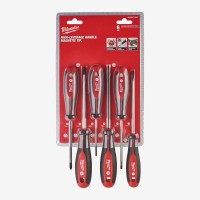 Набір викруток магнітних MILWAUKEE з тригранною рукояткою (PH1/PH2/SL3/SL4/SL5.5/SL6.5) (6шт)