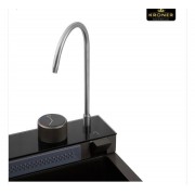 Кухонна мийка Kroner KRP Schwarze - SET7546ARTHM PVD