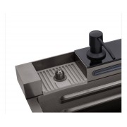 Кухонна мийка Kroner KRP Schwarze - SET7546ARTHM PVD