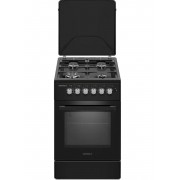 Плита газова  Grunhelm G4F56124B чорна