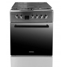 Плита газоелектрична Grunhelm FD66234I Нержавійка