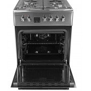 Плита газоелектрична Grunhelm FD66234I Нержавійка