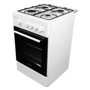 Плита газова біла Grunhelm G4F5600W