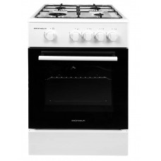 Плита газова біла Grunhelm G4F5600W