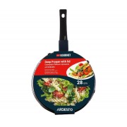 Сковорода ARDESTO Gemini Gourmet Andria з кришкою, 28см, алюміній (AR1928GMG) Сковорода ARDESTO Gemini Gourmet Andria з кришкою, 28см, алюміній (AR1928GMG)