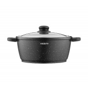 Каструля ARDESTO Gemini Anzio 4.4л, чорний марму, алюміній (AR2424GE) Каструля ARDESTO Gemini Anzio 4.4л, чорний марму, алюміній (AR2424GE)