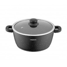 Каструля ARDESTO Gemini Anzio 4.4л, чорний марму, алюміній (AR2424GE) Каструля ARDESTO Gemini Anzio 4.4л, чорний марму, алюміній (AR2424GE)